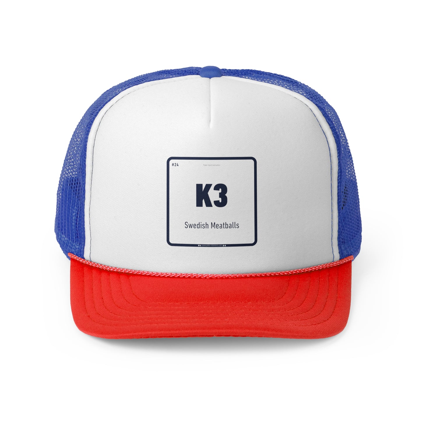 K3 - Swedish Meatballs Cap - Modern Periodic Design