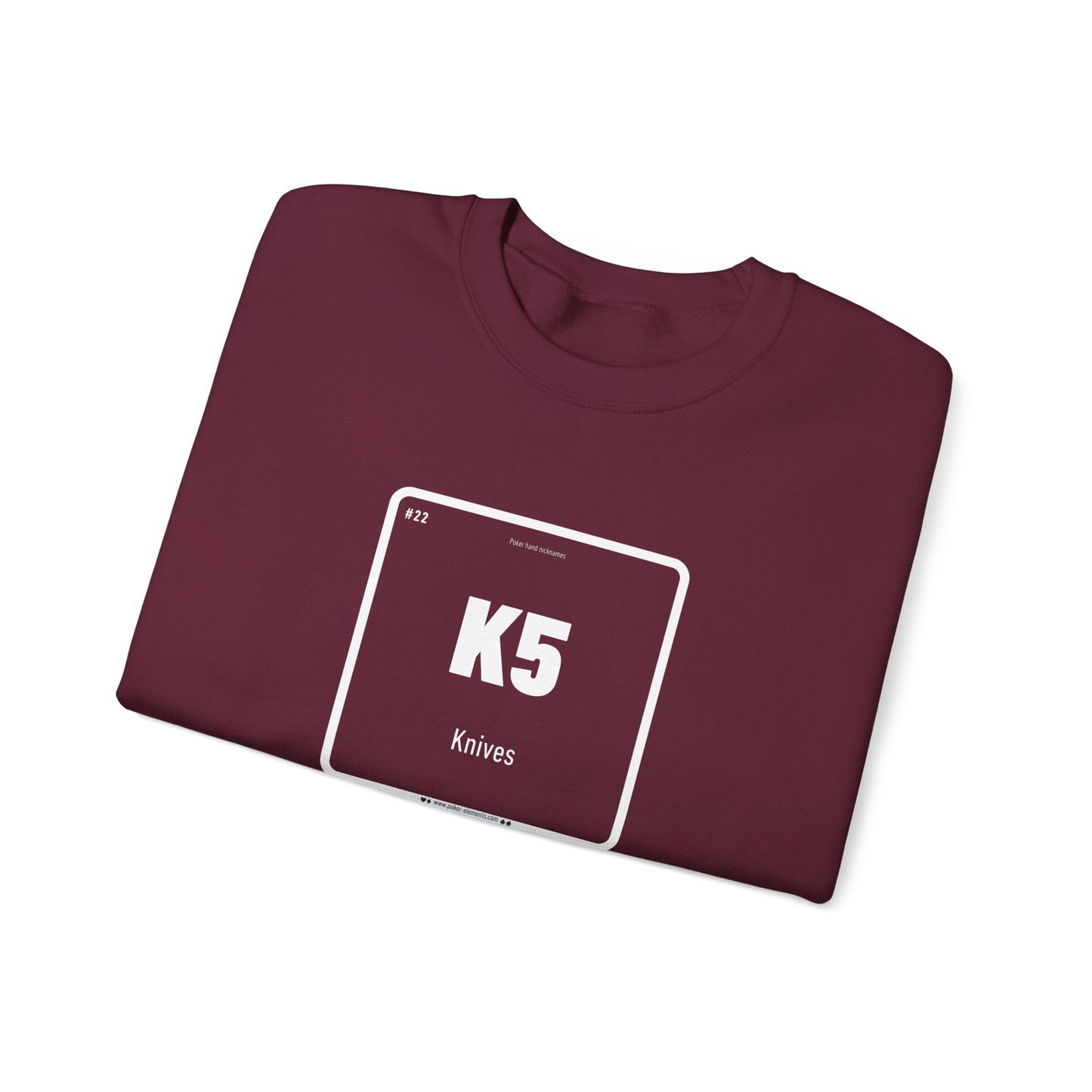 K5 - Knives Sweatshirt - Periodic Poker Chaos
