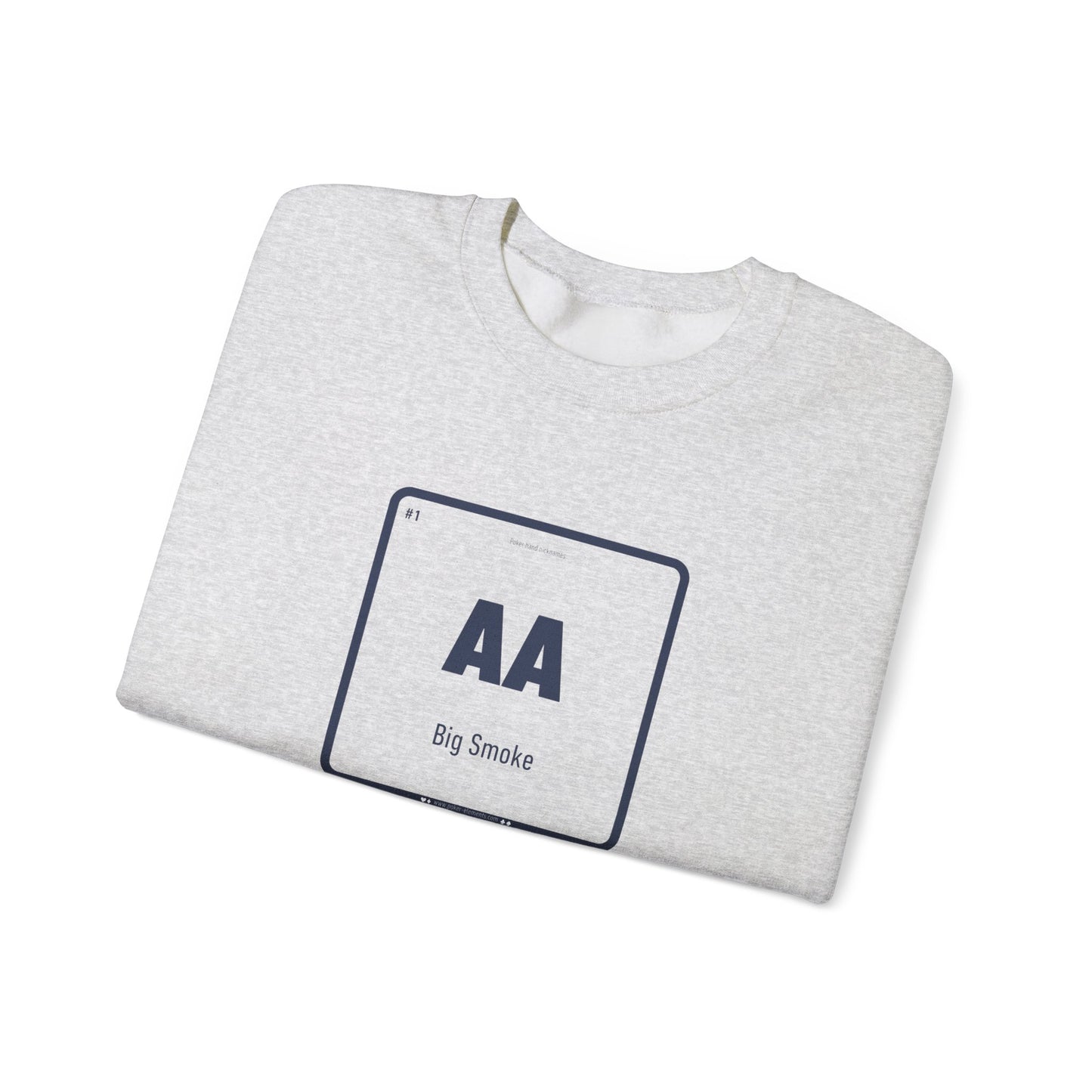 AA - Big Smoke Poker's Nuclear Hand Sweatshirt - Modern Fun Design