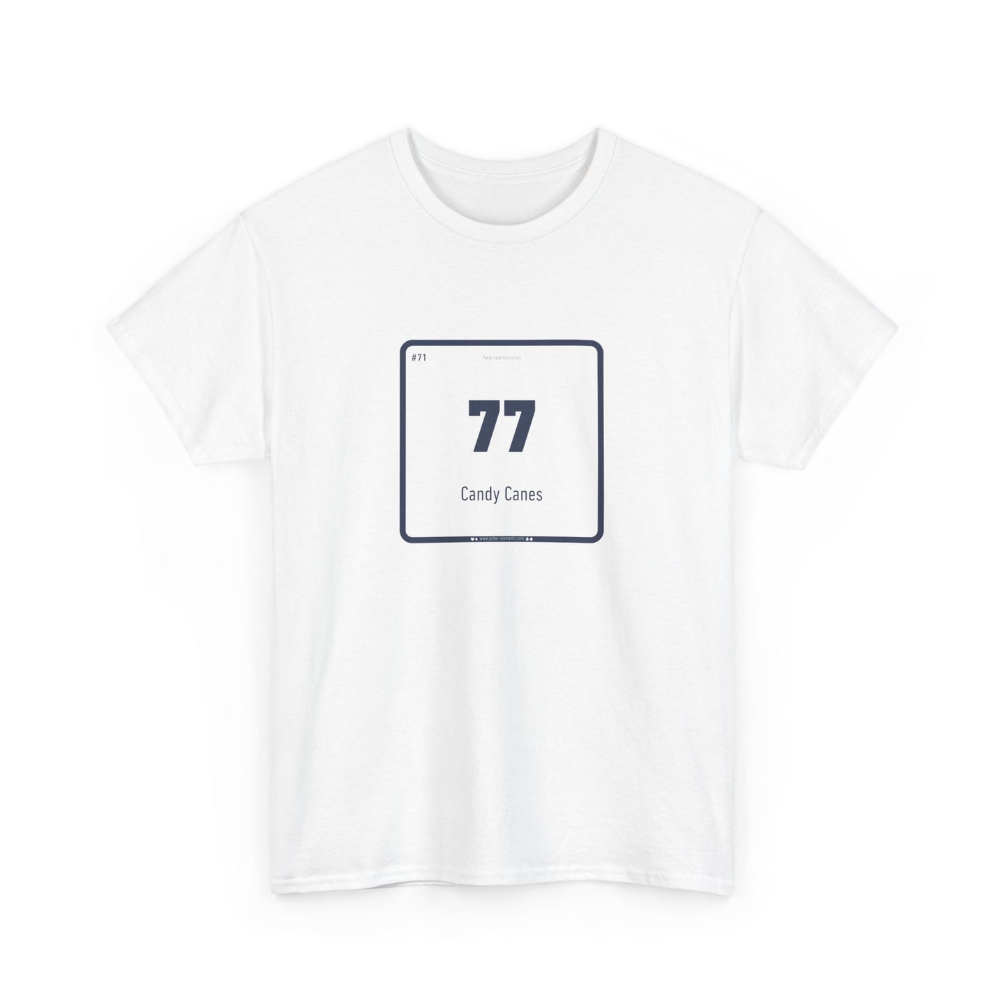 77 - Candy Canes T-shirt - High-Quality Print