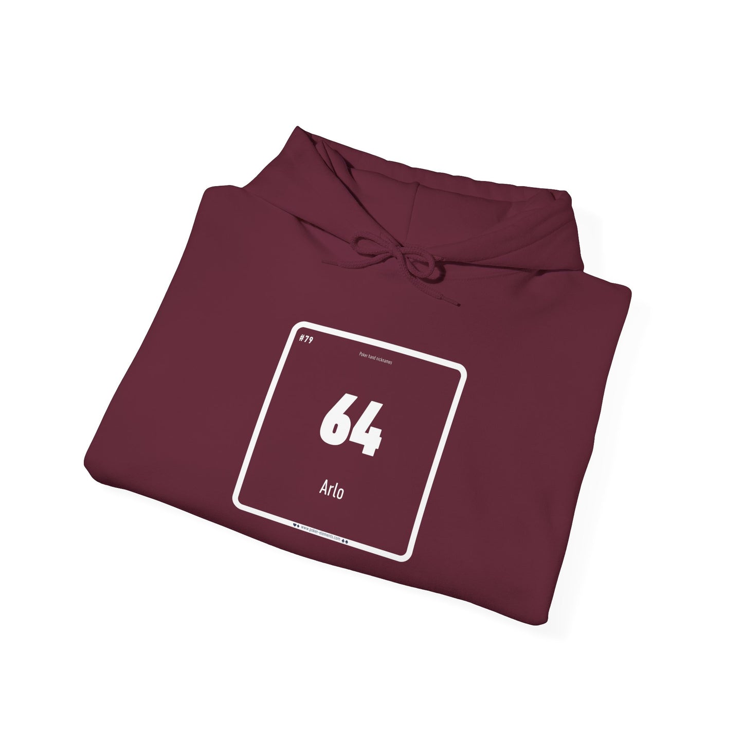 64 - Arlo Poker Hooded Sweatshirt - Periodic Design