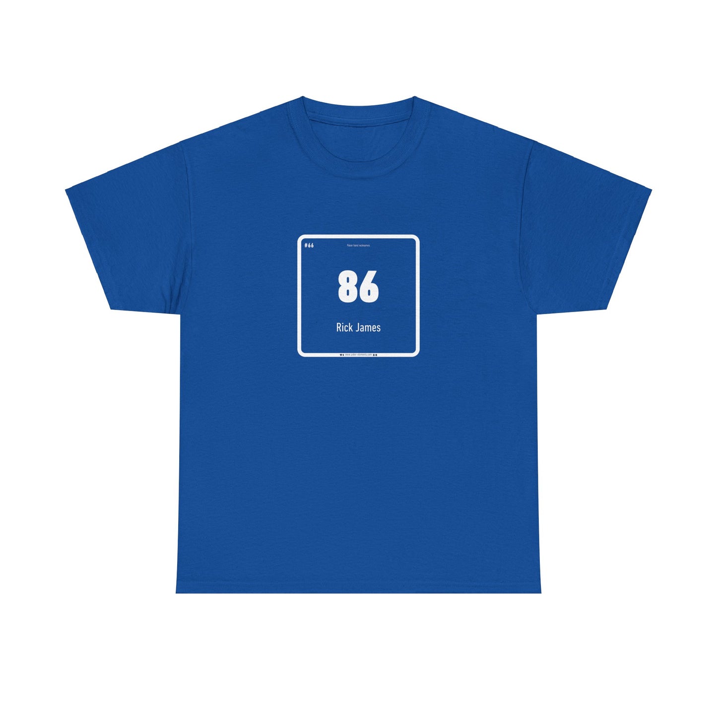 86 - Rick James T-shirt - Periodic Table Design