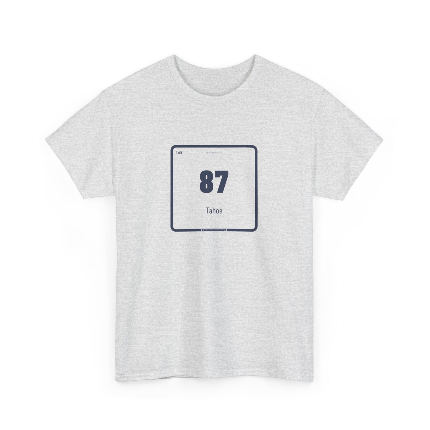 87s - Tahoe Periodic Poker T-shirt - Modern Fun Design