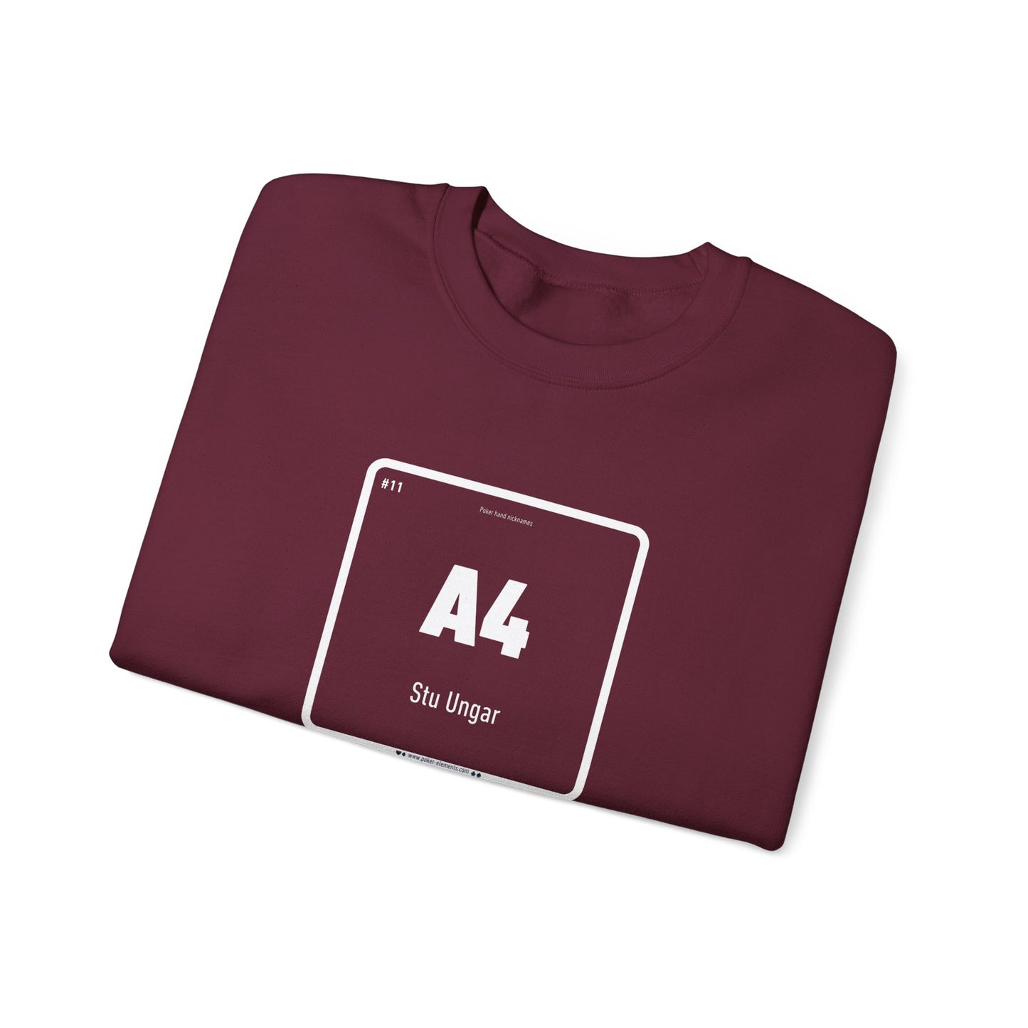 A4 - Stu Ungars Chemical Ace Sweatshirt - Durable High-Quality Print