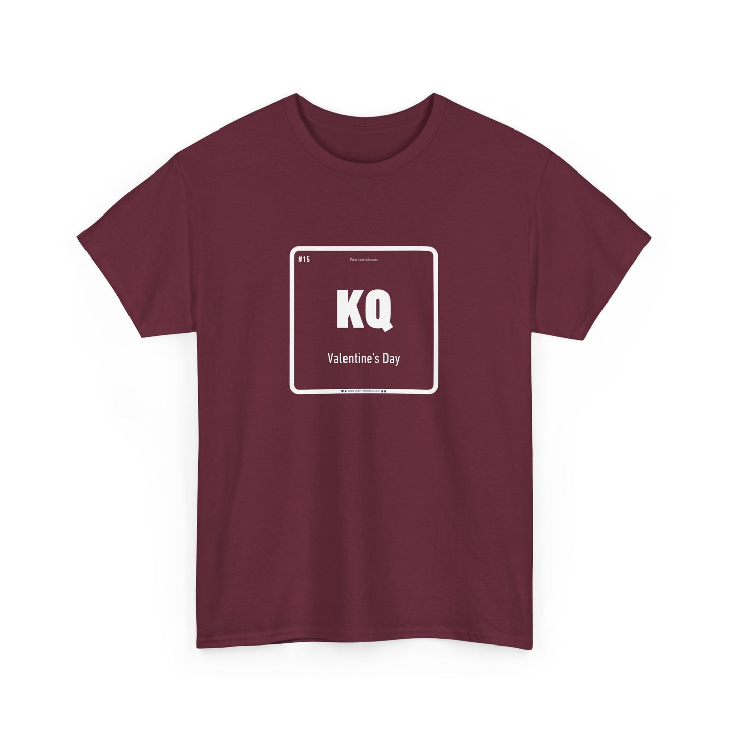 KQ - Valentine's Day Heartbreakers T-shirt - Periodic Table Design