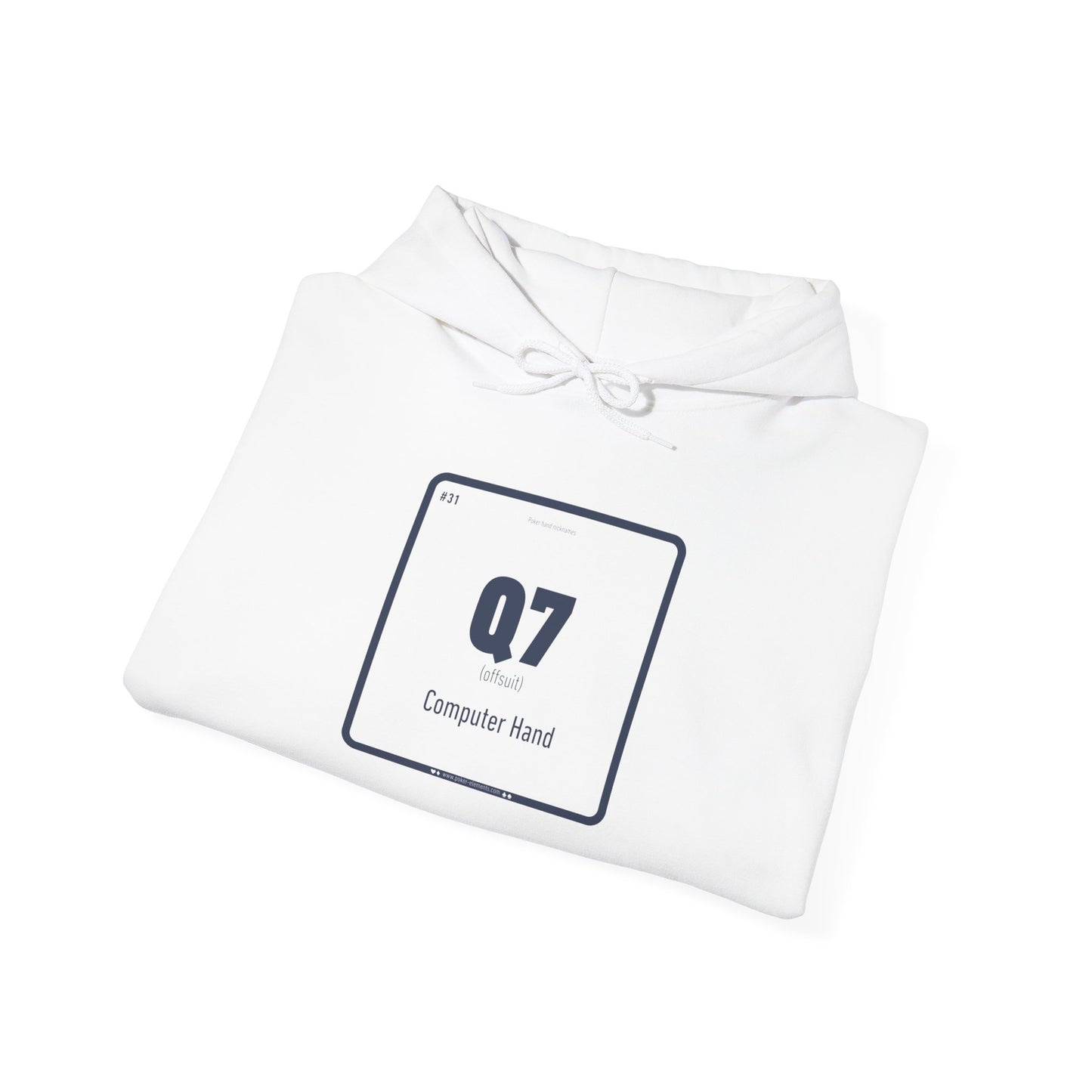 Q7 - Computer Hand Hooded Sweatshirt - Modern Chemistry Design