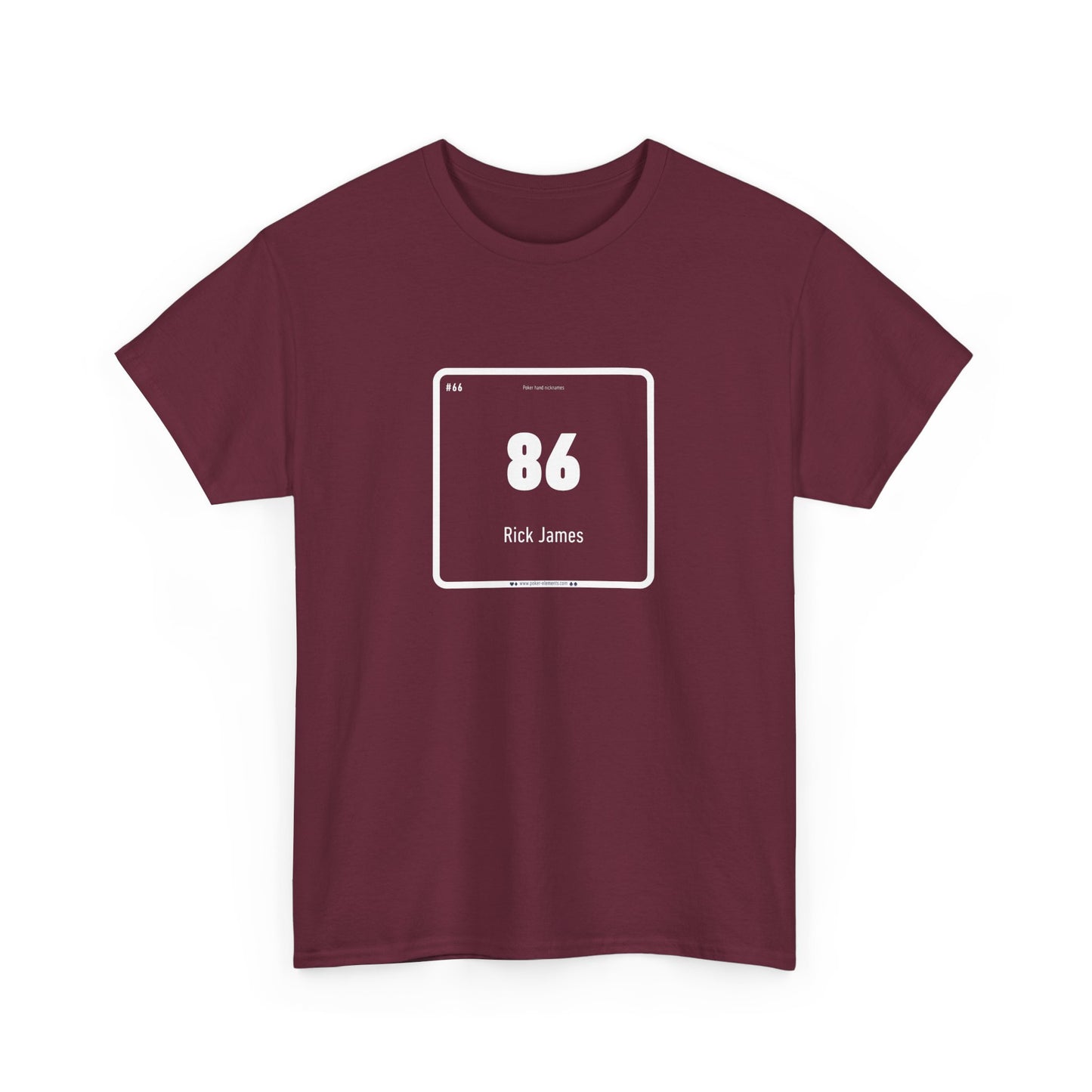 86 - Rick James T-shirt - Periodic Table Design