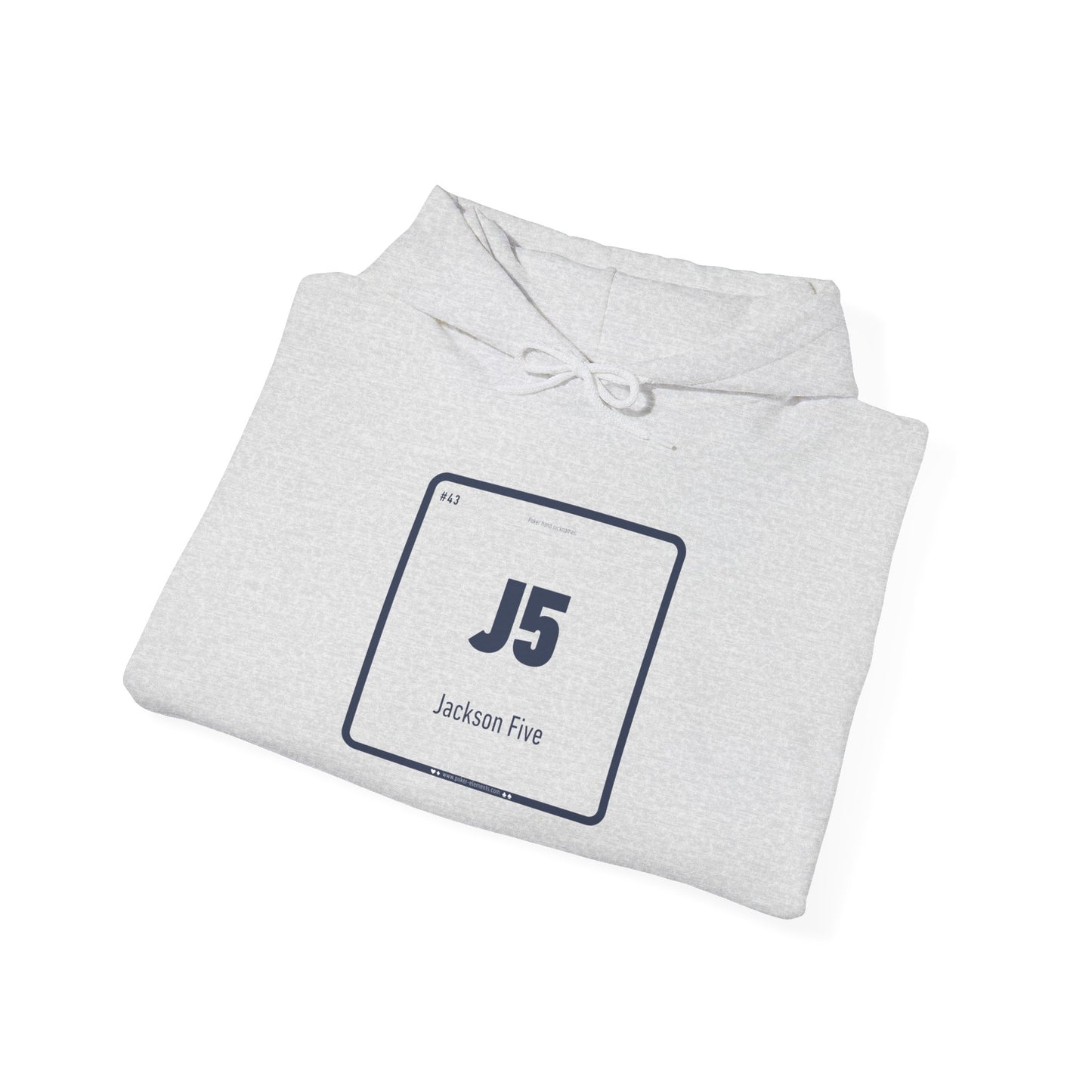 J5 - Jackson Five Hooded Sweatshirt - Periodic Poker Design