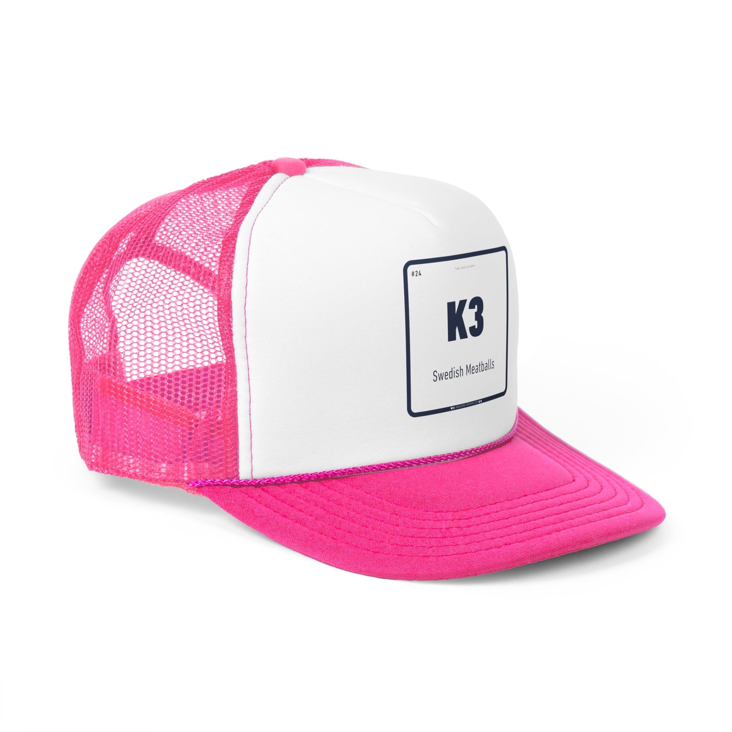 K3 - Swedish Meatballs Cap - Modern Periodic Design