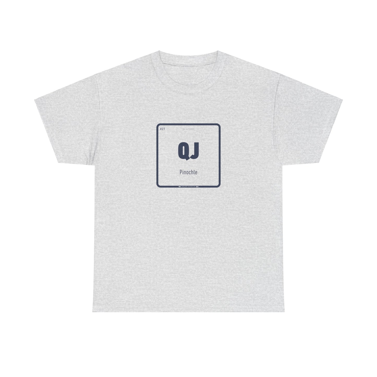 QJ - Pinochle's Periodic Poker Hand T-shirt - Comfy Fit