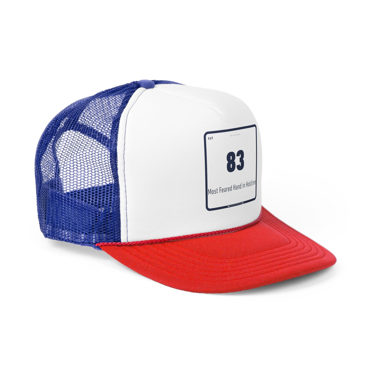 83 - Most Feared Hand in Holdem Cap - Humor Badge