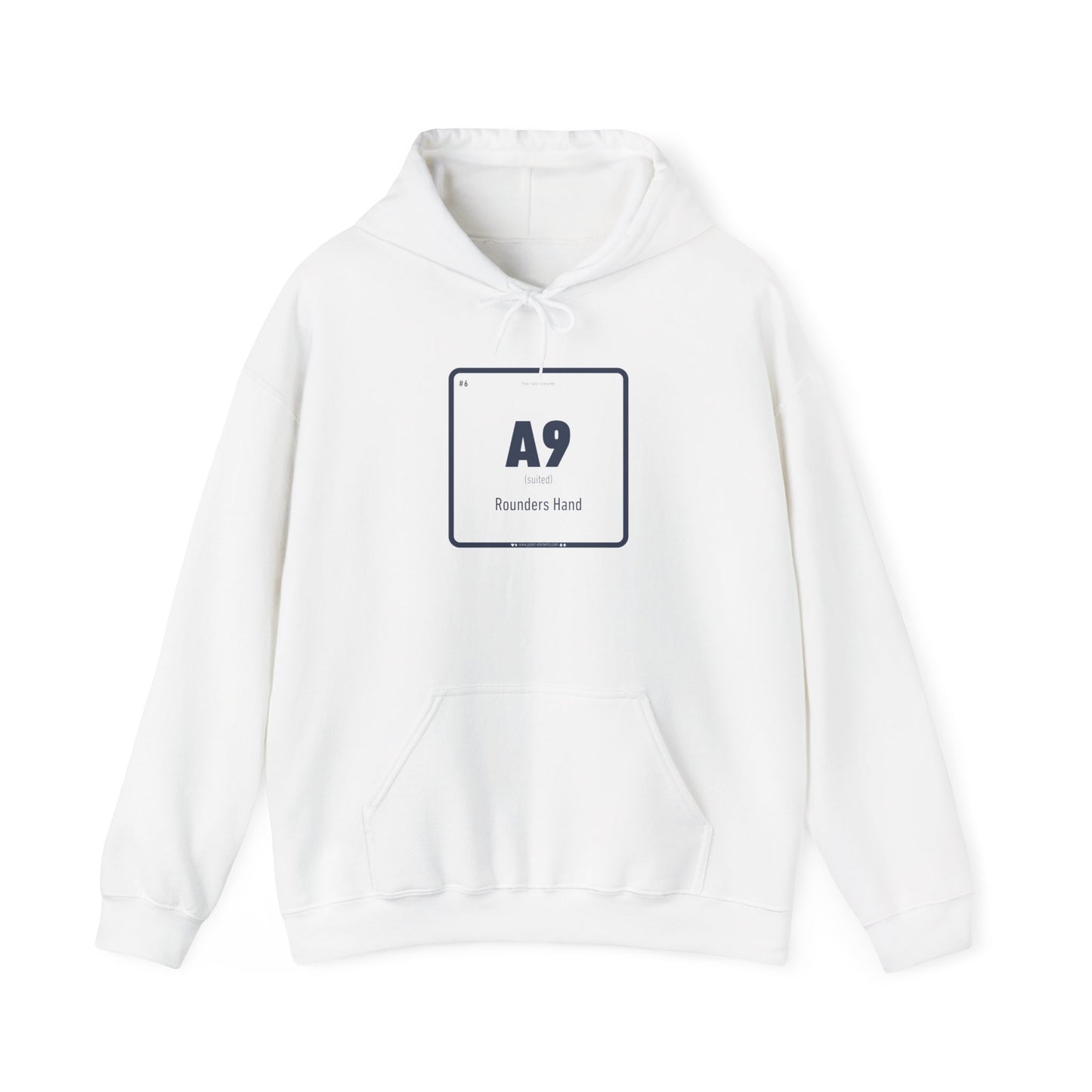 A9 - Rounders Hand Hooded Sweatshirt - Periodic Poker Trouble