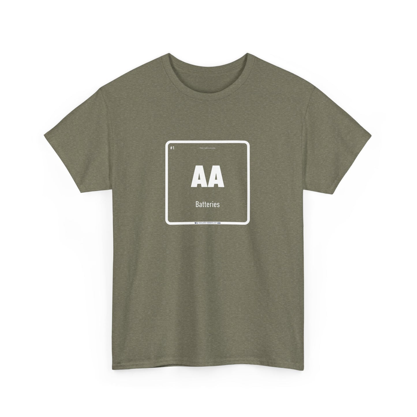 AA - Batteries T-Shirt - Periodic Design
