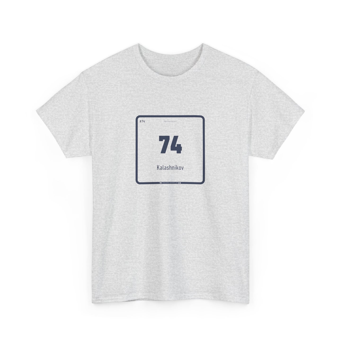 74 - Kalashnikov Cotton T-shirt - Poker's Periodic Heat