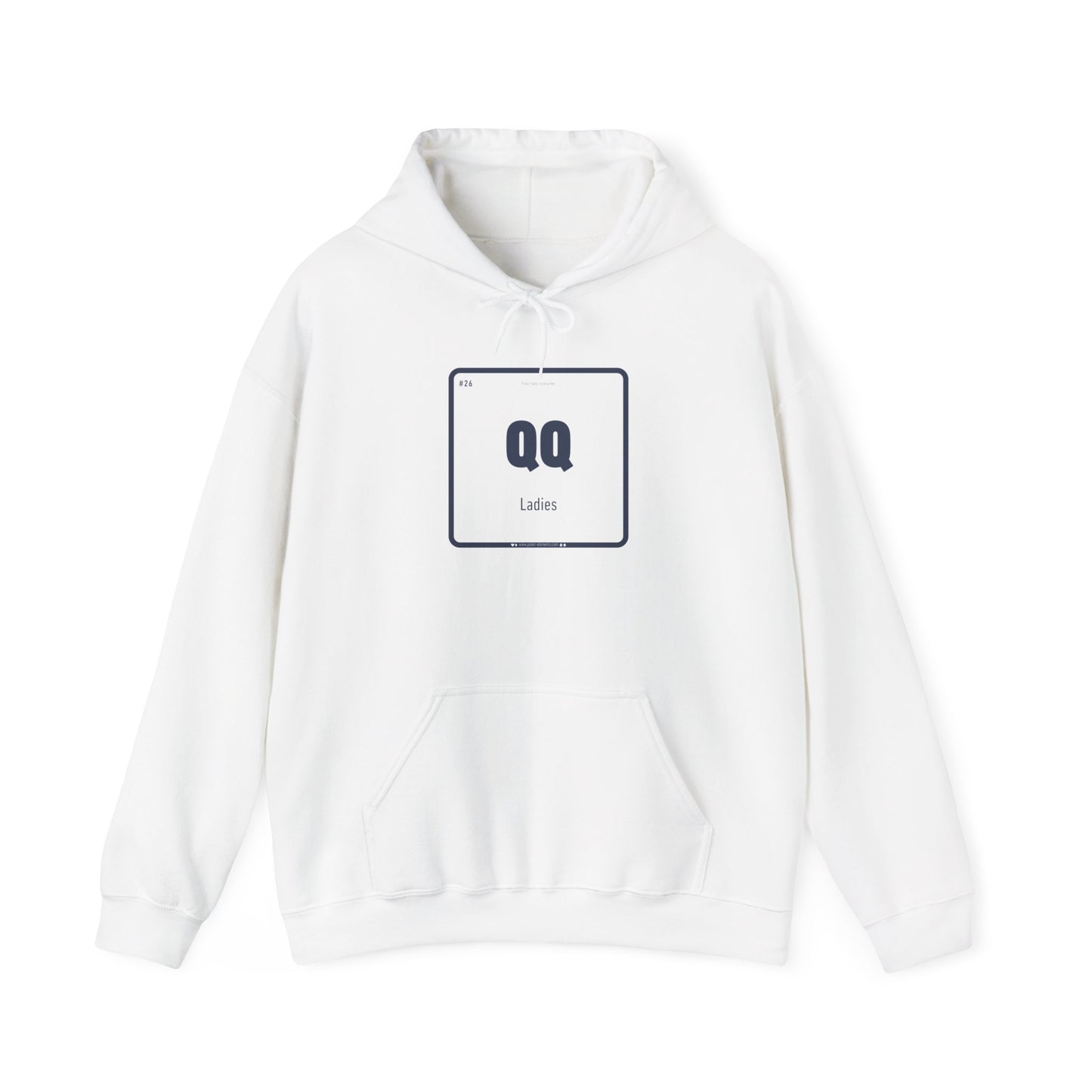QQ - Ladies Hooded Sweatshirt - Periodic Poker Swag