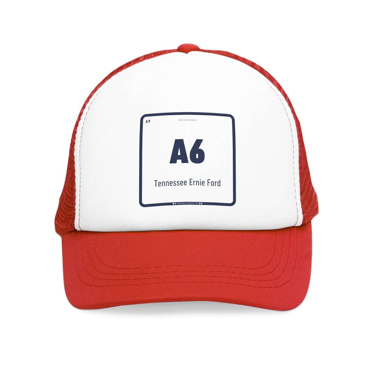 A6 - Tennessee Ernie Ford Poker Cap - Periodic Elements Design
