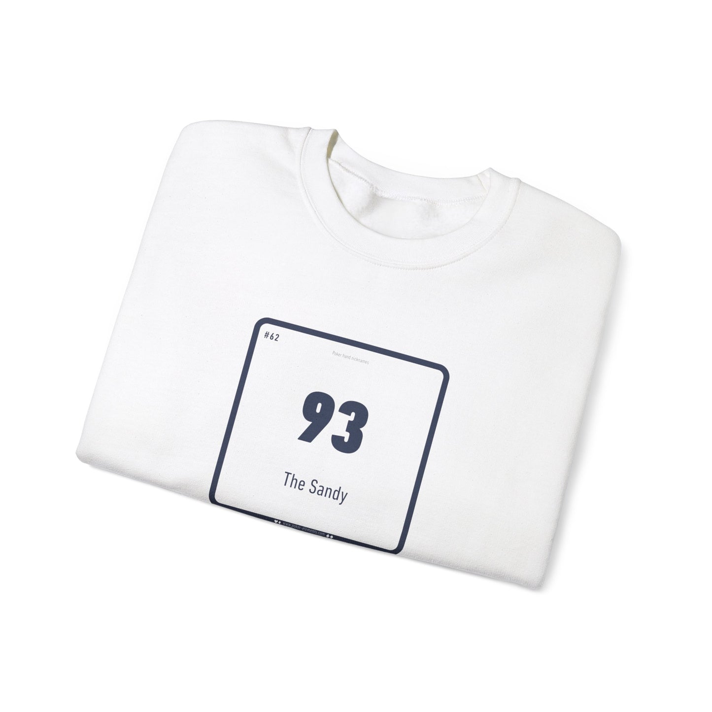 93 - The Sandy Sweatshirt - Vibrant Periodic Design