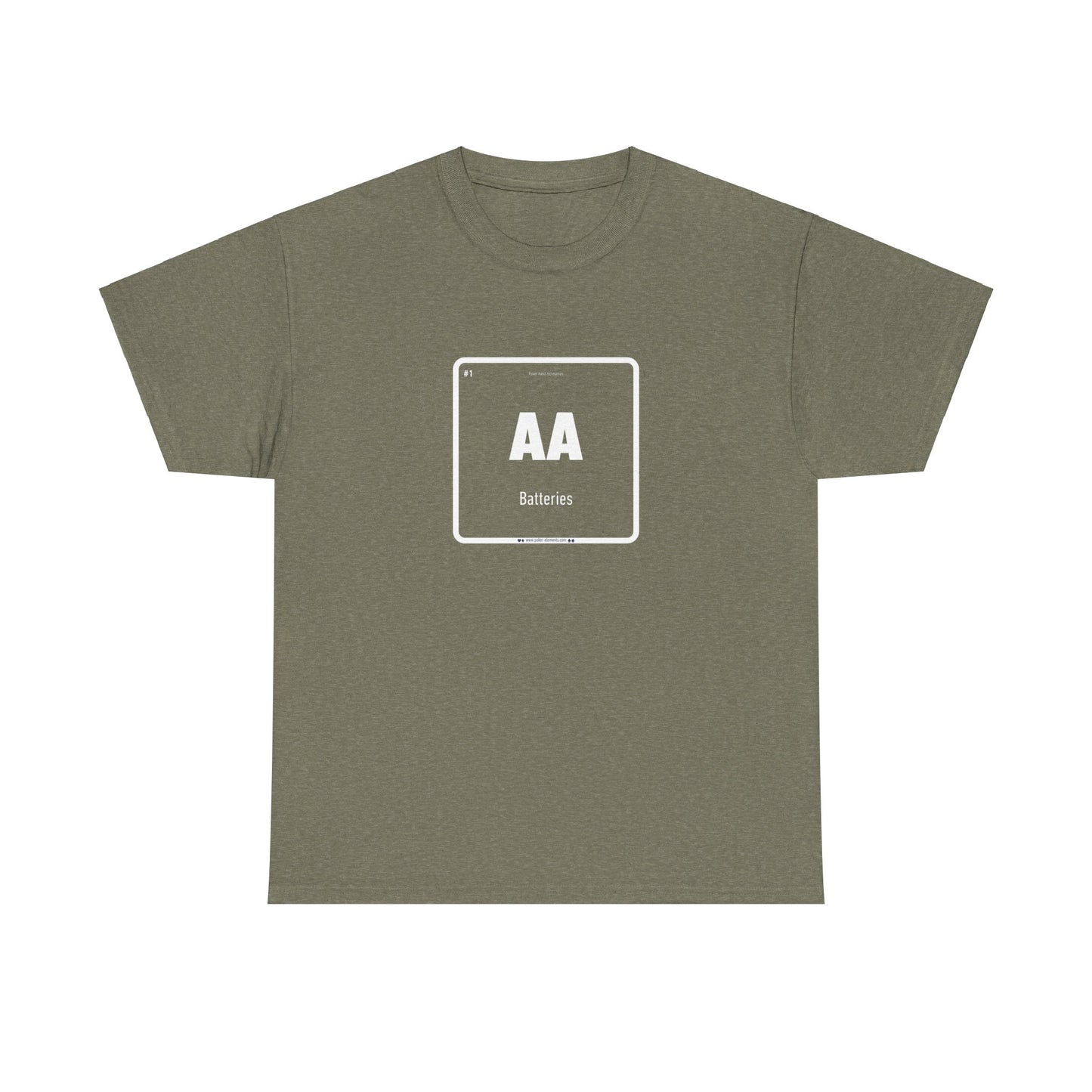 AA - Batteries T-Shirt - Periodic Design