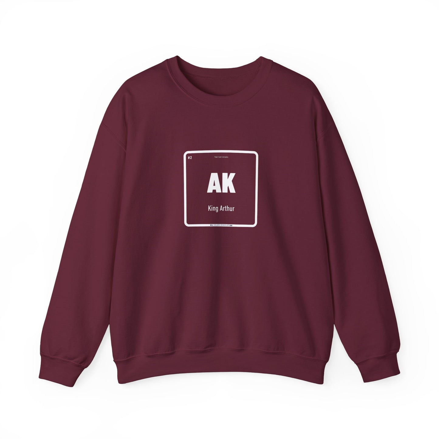AK - King Arthur Sweatshirt - Periodic Table of Poker